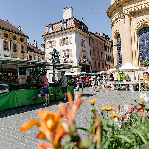 © Ville d'Yverdon-les-Bains / Marion Correvon pour les photos du marché alimentaire